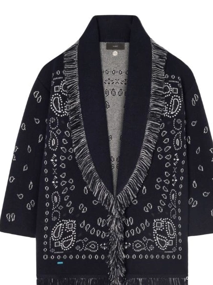 Cheap Bandana jacquard cashmere Alanui cardigan Women 0823